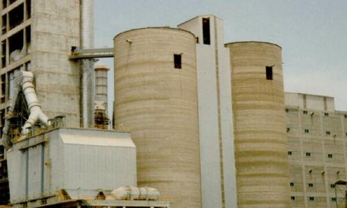 2 Rohmehlsilos, ACC, Arabian Cement Company, Jeddah, Saudi Arabia